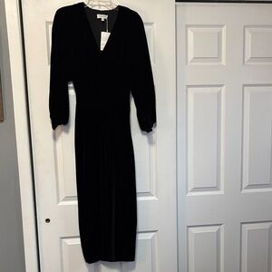 NWT Sample Velvet/velour long dress